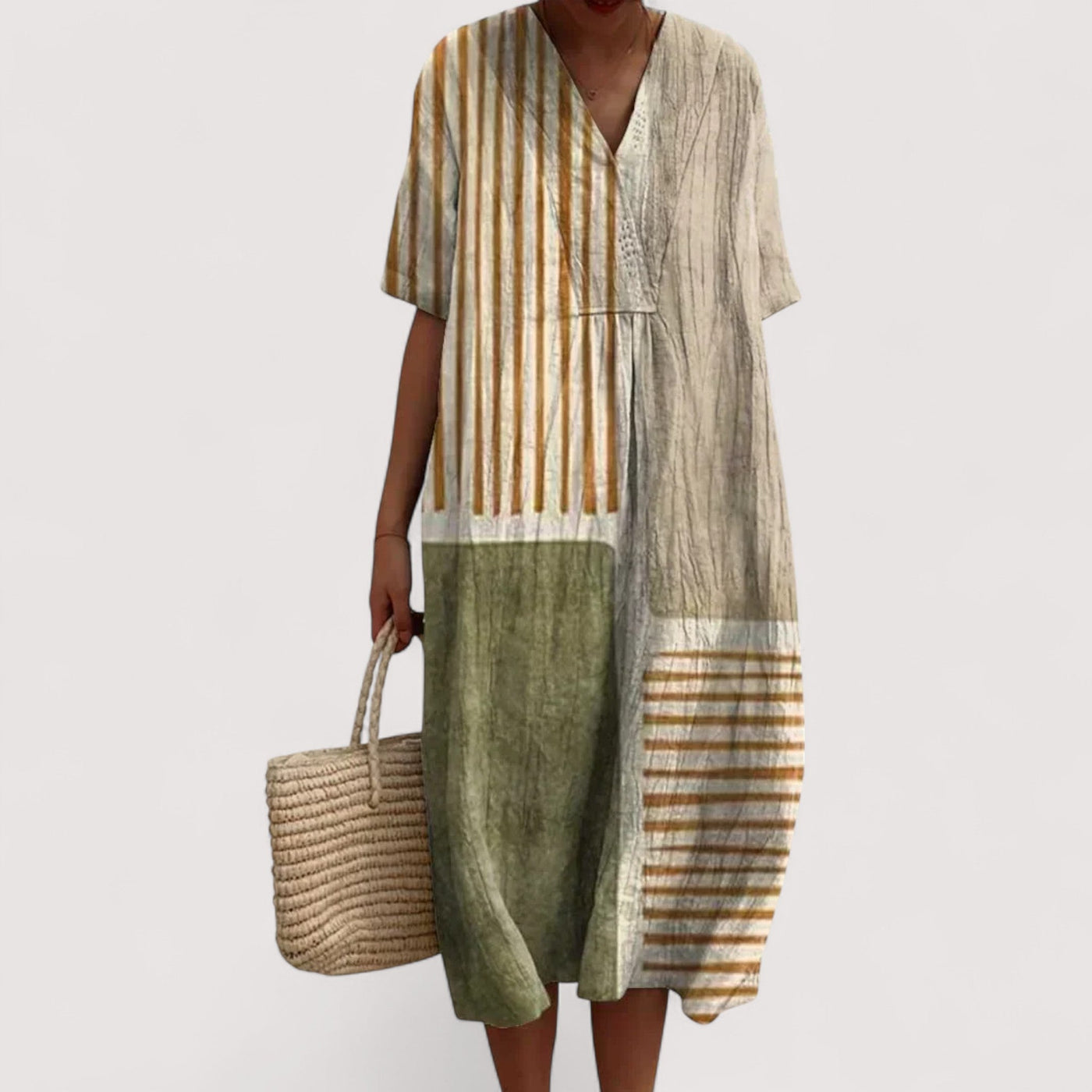 Aia™ | Chic Geometric Dress