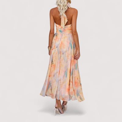 Gitte™ | Halterneck Maxi Dress