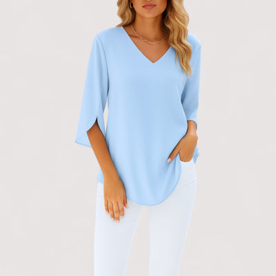 Rigmor™ | V-Neck Blouse