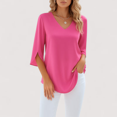 Rigmor™ | V-Neck Blouse