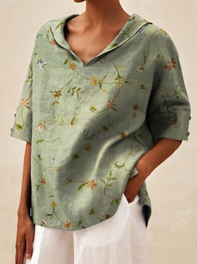 Bettina | Stilfuld Linned Top