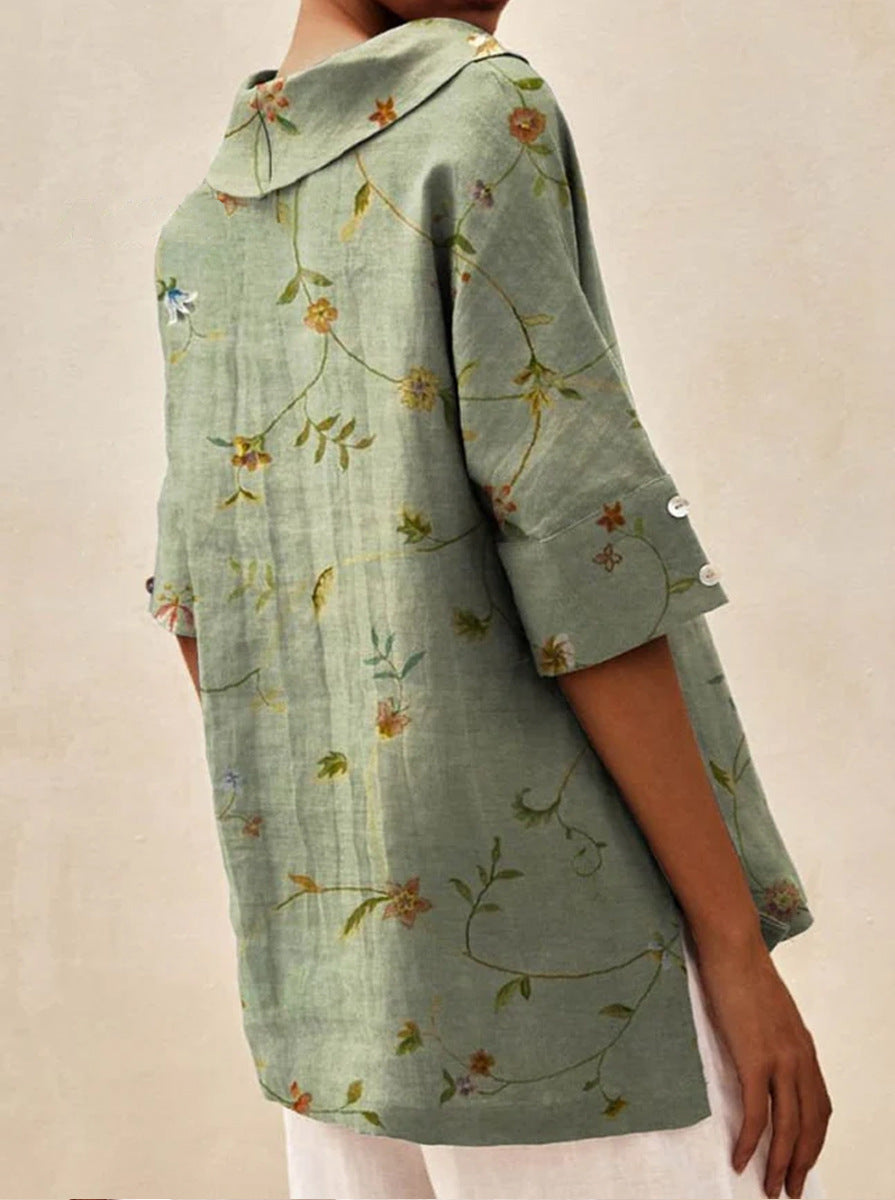 Bettina | Stilfuld Linned Top