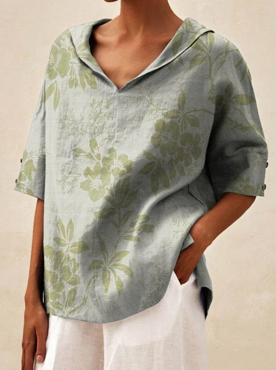 Bettina | Stilfuld Linned Top