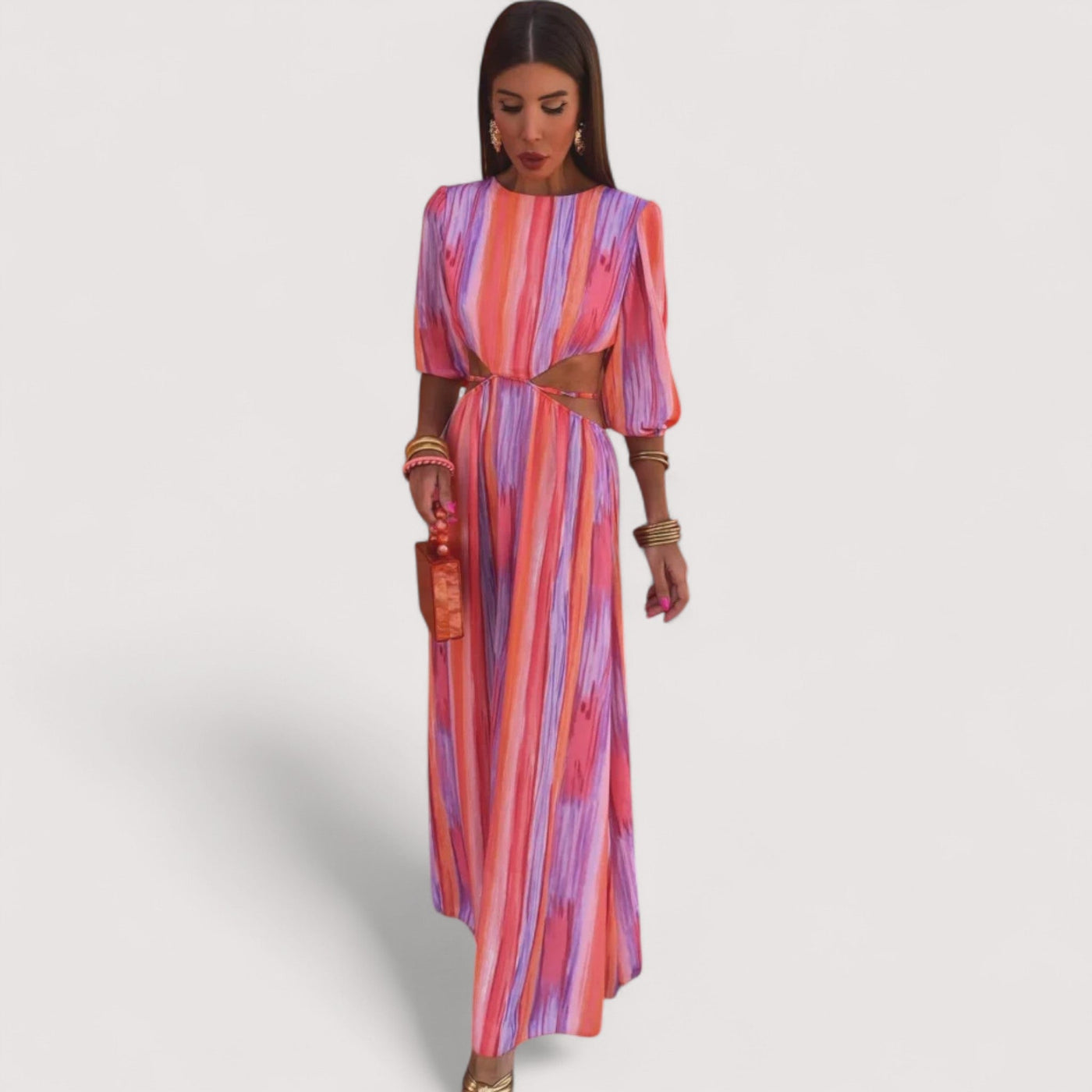 Helle™ | Elegant Kjole med Udsnit