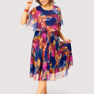 Ayla™ | Bequeme Chiffonkleid