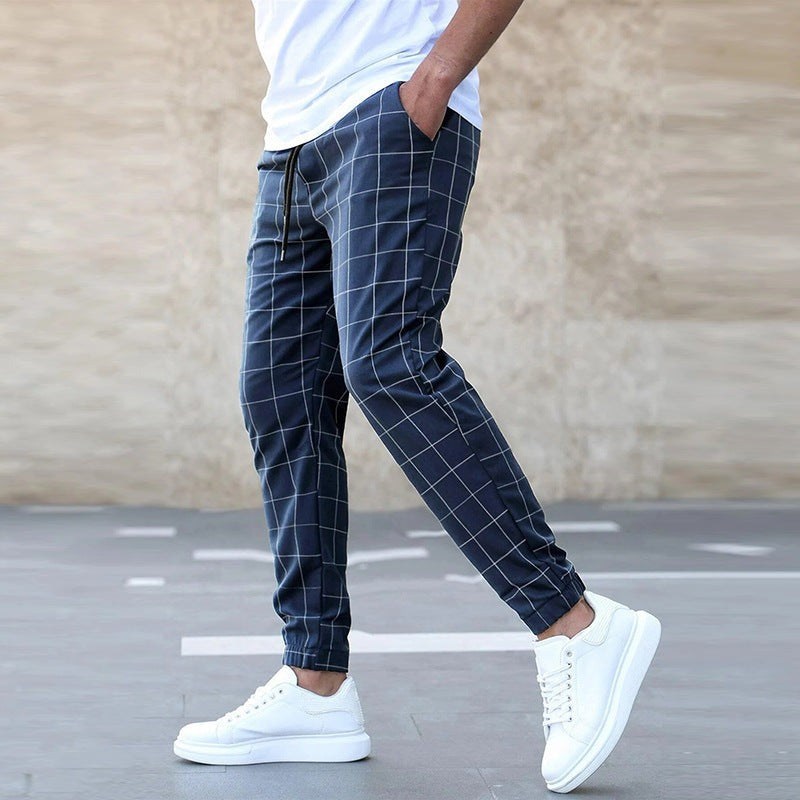 Celso - Herre joggebukser med ternet design