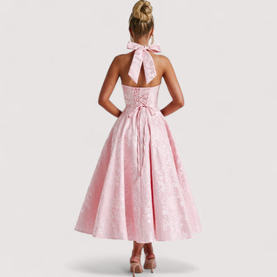Amalie™ | Halterneck Midi Dress